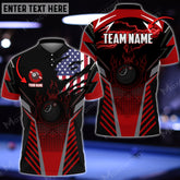 Maxcorners Billiards Ball 8 Personalized Name, Team Name Multi Color 3D Shirt