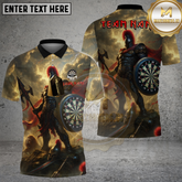 Maxcorners Viking Ram Knight Dartboard Guardian Multicolor Options Personalized Name, Team Name 3D Shirt (4 Colors)