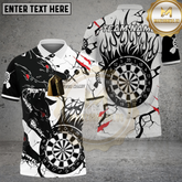 Maxcorners Wolf Darts Battle Design Multicolor Options Personalized Name, Team Name 3D Shirt (4 Colors)