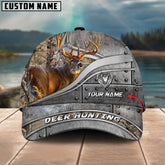 Maxcorners Deer Hunting Steel Armor Multicolor Options Personalized Name 3D Cap