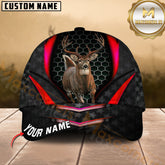 Maxcorners Deer Hunting Hexagon Multicolor Options Personalized Name 3D Cap