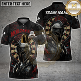 Maxcorners Warrior Darts Gladiator Steel Multicolor Options Personalized Name, Team Name 3D Shirt (4 Colors)