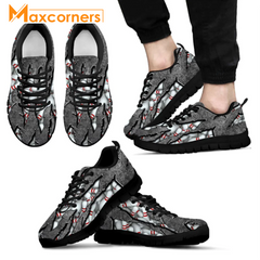 Maxcorners Bowling Torn Dust All Over Printed Sneaker Shoes