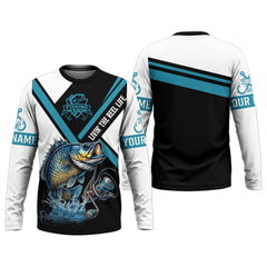 Maxcorners Livin The Reel Life, Funny Fishing Shirt, Men Button Down Shirt, UV Protection Clothing, Bass Fishing