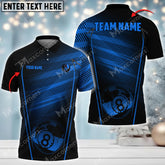 Maxcorners Billiards Ball 8 Pattern Personalized Name, Team Name Unisex Shirt ( Multicolor Options )