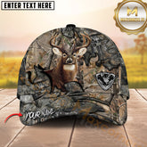 Maxcorners Deer Hunting Rustic Gear Camo Iron Plates Custom Name 3D Cap (6 colors)