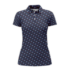 Maxcorners Funny Pattern Golf Shirt, Dachshund Halloween Shirt, Dachshund Golf Shirt For Men