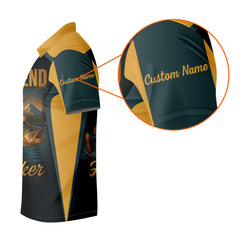 Maxcorners Weekend Hooker Sasquatch Fishing UPF Shirts, Funny Fishing Shirt, Men's Fishing Shirt