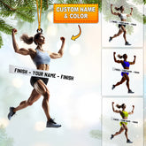 Maxcorners Strong Woman Home Decor Christmas Ornament, Personalized Ornaments 2D Flat LM2211