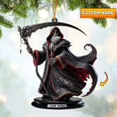 Maxcorners Death Christmas Home Decor Christmas Ornament, Personalized Ornament 2D Flat LM2211