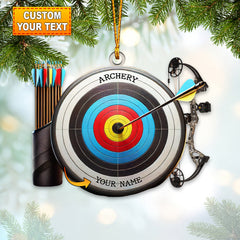 Maxcorners Archery Ornament, Personalized Ornament 2D Flat LM2211