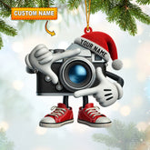 Maxcorners Take The Photo Home Decor Christmas Ornament, Personalized Ornament 2D Flat LM2211