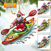 Maxcorners Kayak Christmas Home Decor Christmas Ornament, Personalized Ornament 2D Flat LM2211