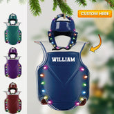 Maxcorners Custom Ornament, Martial Armor Vest Ornament, Christmas Decor 2D Flat LM2211