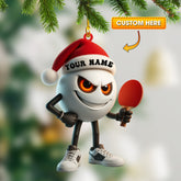 Maxcorners Ping Pong, Home Decor, Christmas Ornament, Personalized Ornament 2D Flat LM2111