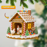 Maxcorners Chicken Farm, Home Decor, Christmas Ornament, Personalized Ornament 2D Flat LM2111