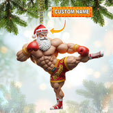 Maxcorners Muay Thai Home Decor, Christmas Ornament, Personalized Ornament 2D Flat LM2111