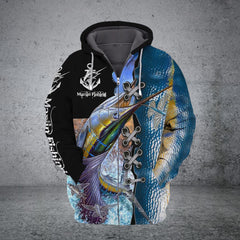 Maxcorners Marlin Fishing 3d Full Print Marlin Fishing