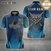 Maxcorners Billiards Shirt 8 Ball Cue Rack Multioptions Personalized Name, Team Name Unisex 3D Shirt (4 Colors)