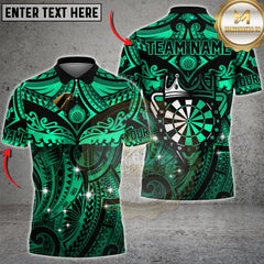 Maxcorners Dart Shirt Royal Crown Gold Pattern Multioptions Personalized Name, Team Name Unisex 3D Shirt (4 Colors)