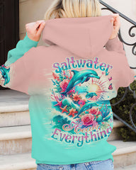 Maxcorners Saltwater Heals Everything Dolphins Compass All Over Print LM2101