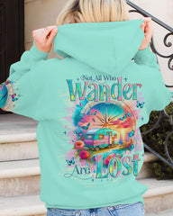 Maxcorners Not All Who Wander Are Lost Compass Glamper All Over Print LM2101