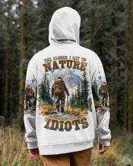 Maxcorners The Closer I Get To Nature Bigfoot Hiking All Over Print LM2101