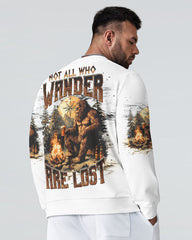 Maxcorners Not All Who Wander Are Lost Bigfoot Compass All Over Print LM2101