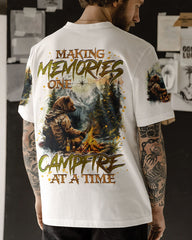Maxcorners Making Memories One Campfire At A Time Bear All Over Print LM2101