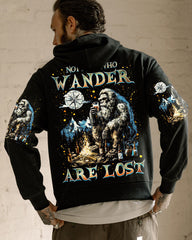 Maxcorners Not All Who Wander Are Lost Bigfoot Compass All Over Print LM1601