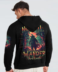 Maxcorners Not All Who Wander Are Lost Bigfoot Halloween All Over Print LM2101