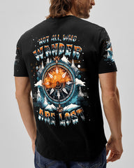 Maxcorners Not All Who Wander Are Lost Compass All Over Print LM2101