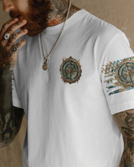 Maxcorners Not All Who Wander Are Lost Compass All Over Print LM2101