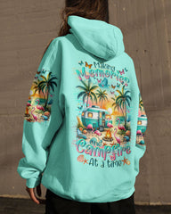 Maxcorners Making Memories One Campfire At A Time Flamingo All Over Print LM2101