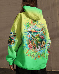 Maxcorners Saltwater Heals Everything Compass Turtle All Over Print LM2101