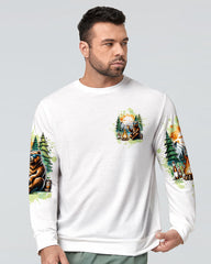 Maxcorners God Is Great Beer Is Good Bear All Over Print LM2101