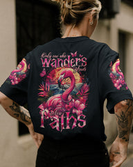 Maxcorners Only One Who Wanders Finds New Paths Flamingo Compass All Over Print LM2101