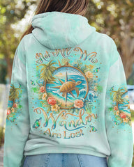 Maxcorners Not All Who Wander Are Lost Turtle All Over Print LM2101