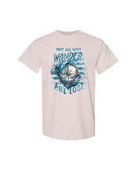Maxcorners Not All Who Wander Are Lost Cotton Shirt LM2101