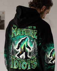 Maxcorners The Closer I Get To Nature Bigfoot All Over Print - Tlnt1111243 LM2101