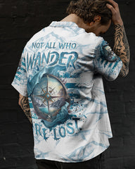 Maxcorners Not All Who Wander Are Lost Hawaiian Shirt LM2101