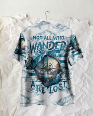 Maxcorners Not All Who Wander Are Lost Hawaiian Shirt LM2101
