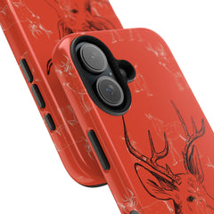 Maxcorners Whitetail Deer Pattern Full Wrap Phone Case LM0812