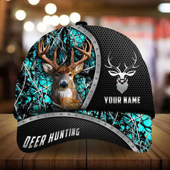 Maxcorners Epic Sarine Steel Deer Hunting Camo Pattern 3D Multicolor Personalized Cap