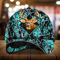 Maxcorners The Best Deer Hunting Camo Pattern 3D Multicolor Personalized Cap