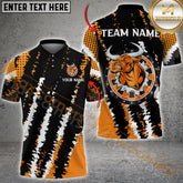 Maxcorners Powerful Bull Mascot & Dartboard Darts Jersey Multicolor Options Personalized Name, Team Name 3D Shirt (4 Colors)