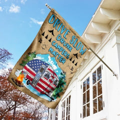 Maxcorners Camping Happy American US Flag VT28