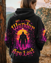 Maxcorners Not All Who Wander Are Lost Bigfoot Compass All Over Print LM1601