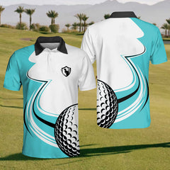 Maxcorners Menβs Golf Polo Shirt, Mens Goft Gift, Gift For Golf Lovers