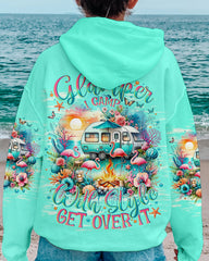 Maxcorners Glamper I Camp With Style Beach Flamingo All Over Print LM2101